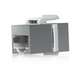 Ubiquiti Acoplador Keystone Cat.6a, paquete de 12, Embrague acero fino