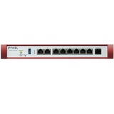 Zyxel USG FLEX 200HP cortafuegos (hardware) 5 Gbit/s 5 Gbit/s, 1,2 Gbit/s, 2000 Mbit/s, 191,9 BTU/h, IKEv2, IPSec, SSL, Alámbrico