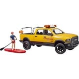 bruder RAM 2500 Power Wagon Life Guard, Automóvil de construcción amarillo/Negro