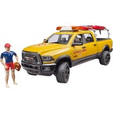 bruder RAM 2500 Power Wagon Life Guard, Automóvil de construcción amarillo/Negro