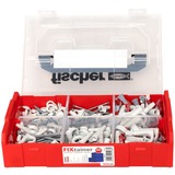 fischer FixTainer DuoPower + EasyHook + Tornillo TX, Pasador blanco