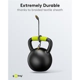 goobay Cable Mono Cinch Plus negro/Plateado