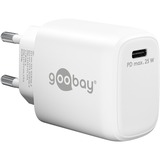 goobay SWEDEN Universal Blanco Corriente alterna Carga rápida Interior, Cargador blanco, Interior, Corriente alterna, Blanco