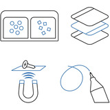 iFixit iFixit FixMat, Alfombra protectora azul/Negro