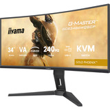 iiyama  G-Master GCB3486WQSCP-B1 GOLD PHOENIX, Monitor de gaming negro