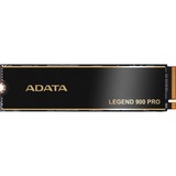 ADATA LEGEND 900 PRO 2 TB M.2 PCI Express 4.0 NVMe 3D NAND, Unidad de estado sólido negro/Dorado, 2 TB, M.2, 7400 MB/s