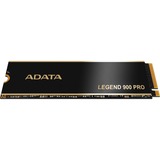 ADATA LEGEND 900 PRO 2 TB M.2 PCI Express 4.0 NVMe 3D NAND, Unidad de estado sólido negro/Dorado, 2 TB, M.2, 7400 MB/s