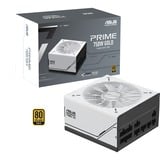 ASUS Prime AP-750G unidad de fuente de alimentación 750 W 20+4 pin ATX ATX Negro, Blanco, Fuente de alimentación de PC blanco/Negro, 750 W, 100 - 240 V, Activo, 110 W, 744 W, 110 W