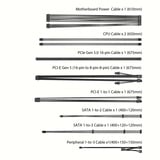 ASUS Prime AP-750G unidad de fuente de alimentación 750 W 20+4 pin ATX ATX Negro, Blanco, Fuente de alimentación de PC blanco/Negro, 750 W, 100 - 240 V, Activo, 110 W, 744 W, 110 W