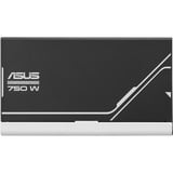 ASUS Prime AP-750G unidad de fuente de alimentación 750 W 20+4 pin ATX ATX Negro, Blanco, Fuente de alimentación de PC blanco/Negro, 750 W, 100 - 240 V, Activo, 110 W, 744 W, 110 W
