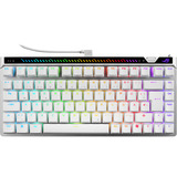 ASUS ROG Falchion Ace 75 HE, Teclado para gaming blanco, Alámbrico, USB, Magnetic-mechanical key switch, QWERTZ, LED RGB, Blanco