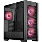 ASUS TUF Gaming GT302 ARGB Midi Tower Negro, Cajas de torre negro, Midi Tower, PC, Negro, EATX, ATX, micro ATX, Mini-ITX, Multi, 16,5 cm