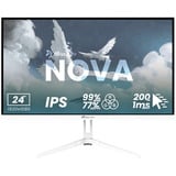 Arozzi AZ-NO-24T1K200, Monitor de gaming blanco