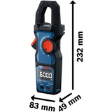 Bosch 0601077600, Instrumento de medición azul/Negro