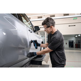 Bosch Lijadora excéntrica 12 voltios 77 milímetros, Lijadora orbital en caja