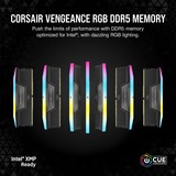 Corsair DIMM 32 GB DDR5-6200 (2x 16 GB) Kit Dual, Memoria RAM negro