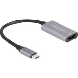 DeLOCK Adaptador USB, conector USB-C > puerto HDMI 8K 30hz gris/Negro
