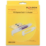 DeLOCK Tarjeta PCI Express a 1 x paralelo, Tarjeta de interfaz 