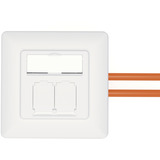 Digitus DN-9010/8-2, Caja de conexiones blanco