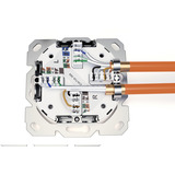 Digitus DN-9010/8-2, Caja de conexiones blanco