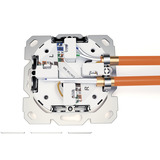 Digitus DN-9010/8-2, Caja de conexiones blanco