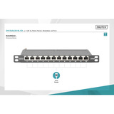 Digitus DN-91612S-SL-EA, Patch Panel negro