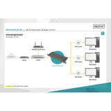 Digitus DN-91612S-SL-EA, Patch Panel negro