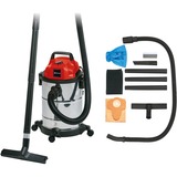 EINHELL TH-VC 1820 S 20 L Aspiradora de tambor Seca y húmeda 1250 W Bolsa para el polvo, Aspiradora en húmedo y en seco rojo/Plateado, 1250 W, Aspiradora de tambor, Seca y húmeda, Bolsa para el polvo, 20 L, 80 dB