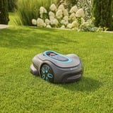 GARDENA smart SILENO max 800m², 19901-20, Robot cortacésped gris/Turquesa