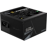 GIGABYTE UD1000GM PG5 V2 Fuente de Alimentación – PCIe Gen 5.1, 80 PLUS Gold, Diseño completamente modular, Ventilador de 120 mm, Compatible con ATX 3.1, Enchufe EU, Fuente de alimentación de PC negro, 80 PLUS Gold, Diseño completamente modular, Ventilador de 120 mm, Compatible con ATX 3.1, Enchufe EU, 1000 W, 100 - 240 V, 50/60 Hz, 15 - 6.5 A, Activo, 125 W