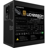 GIGABYTE UD1000GM PG5 unidad de fuente de alimentación 1000 W 20+4 pin ATX ATX Negro, Fuente de alimentación de PC negro, 1000 W, 100 - 240 V, 50 - 60 Hz, 6.5 - 15 A, Activo, 16 ms