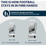 HUDORA 71629, Guantes gris/blanco