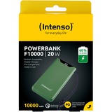 Intenso Powerbank F10000 Verde, Banco de potencia verde