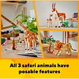 LEGO Creator Safari de Animales Salvajes, Juegos de construcción Juego de construcción, 9 año(s), Plástico, 780 pieza(s), 1 kg