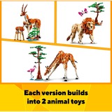 LEGO Creator Safari de Animales Salvajes, Juegos de construcción Juego de construcción, 9 año(s), Plástico, 780 pieza(s), 1 kg