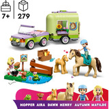 LEGO Friends caballo y potro con remolque para caballos, Juegos de construcción 