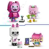 LEGO Los amigos gatos de Gabby de Gabby's Dollhouse hechos con piezas LEGO, Juegos de construcción 