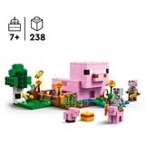 LEGO Minecraft La Casa-Cerdo Bebé, Juegos de construcción Juego de construcción, 7 año(s), Plástico, 238 pieza(s), 405 g