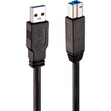Lindy 43098 cable USB USB 3.2 Gen 1 (3.1 Gen 1) 10 m USB A USB B 5 Gbit/s Negro negro, 10 m, USB A, USB B, USB 3.2 Gen 1 (3.1 Gen 1), 5 Gbit/s, Negro