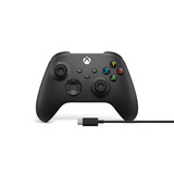 Microsoft Xbox Wireless Controller + USB-C-Kabel, Gamepad negro