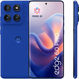Motorola edge 60 pro 16,9 cm (6.67") SIM doble Android 15 5G USB Tipo C 12 GB 512 GB 6000 mAh Azul, Móvil azul, 16,9 cm (6.67"), 12 GB, 512 GB, 50 MP, Android 15, Azul