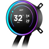 NZXT Kraken Elite 360 RGB 360 mm, Refrigeración por agua negro