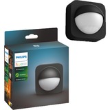 Philips Hue Sensor de exterior, Detector de movimiento negro, Philips Sensor de exterior, Inalámbrico, Pared, Exterior, Negro, Android, iOS, IP54