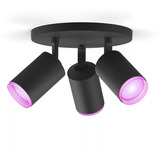 Philips Hue White & Color Ambiance Fugato foco triple, Luz de LED blanco