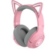 Razer Kraken Kitty V2 BT, Auriculares para gaming rosa neón