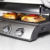 Rommelsbacher Parrilla de contacto KG 2020, Barbacoa de contacto acero fino/Negro