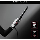 Rowenta X KARL LAGERFELD CF321L Rizador de pelo Caliente Negro, Rojo 47 W 1,8 m negro, Rizador de pelo, Caliente, 200 °C, 60 s, Aluminio, Negro, Rojo