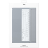 Samsung Teclado Pro, Funda protectora plateado, QWERTZ, Alemán, Touchpad, Samsung, Galaxy Tab S11 Ultra, Plata