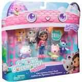 Spin Master Gabby's Dollhouse: The Movie, Set de los gatoaventureros, set de 11 piezas con figuras de juguete y accesorios, juguetes para niños y niñas de 3 años, Muñecos Gabby's Dollhouse : The Movie, Set de los gatoaventureros, set de 11 piezas con figuras de juguete y accesorios, juguetes para niños y niñas de 3 años, 3 año(s), Multicolor, 11 pieza(s)