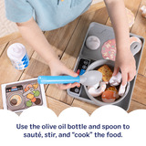 Spin Master - WATER WOW! Set de Juego de Cocina: Juego de Comida de Juguete que Cambia de Color, 19 Piezas - 6074892 - Manualidades Niños - Regalo Niño 3 años + - Accesorios Cocinita Infantil 19 Piezas - 6074892 - Manualidades Niños - Regalo Niño 3 años + - Accesorios Cocinita Infantil, 3 año(s)